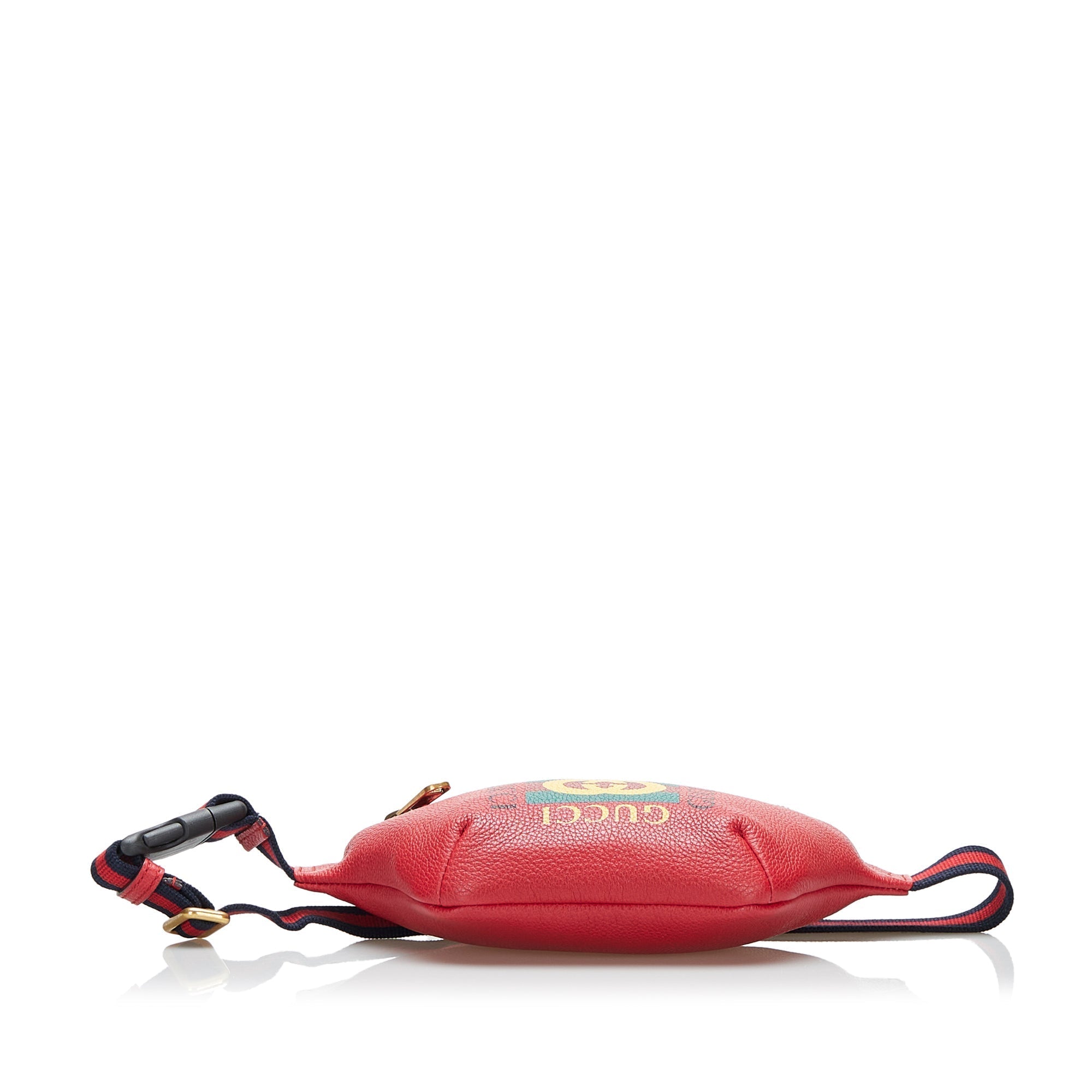 Gucci Logo Belt Bag Red