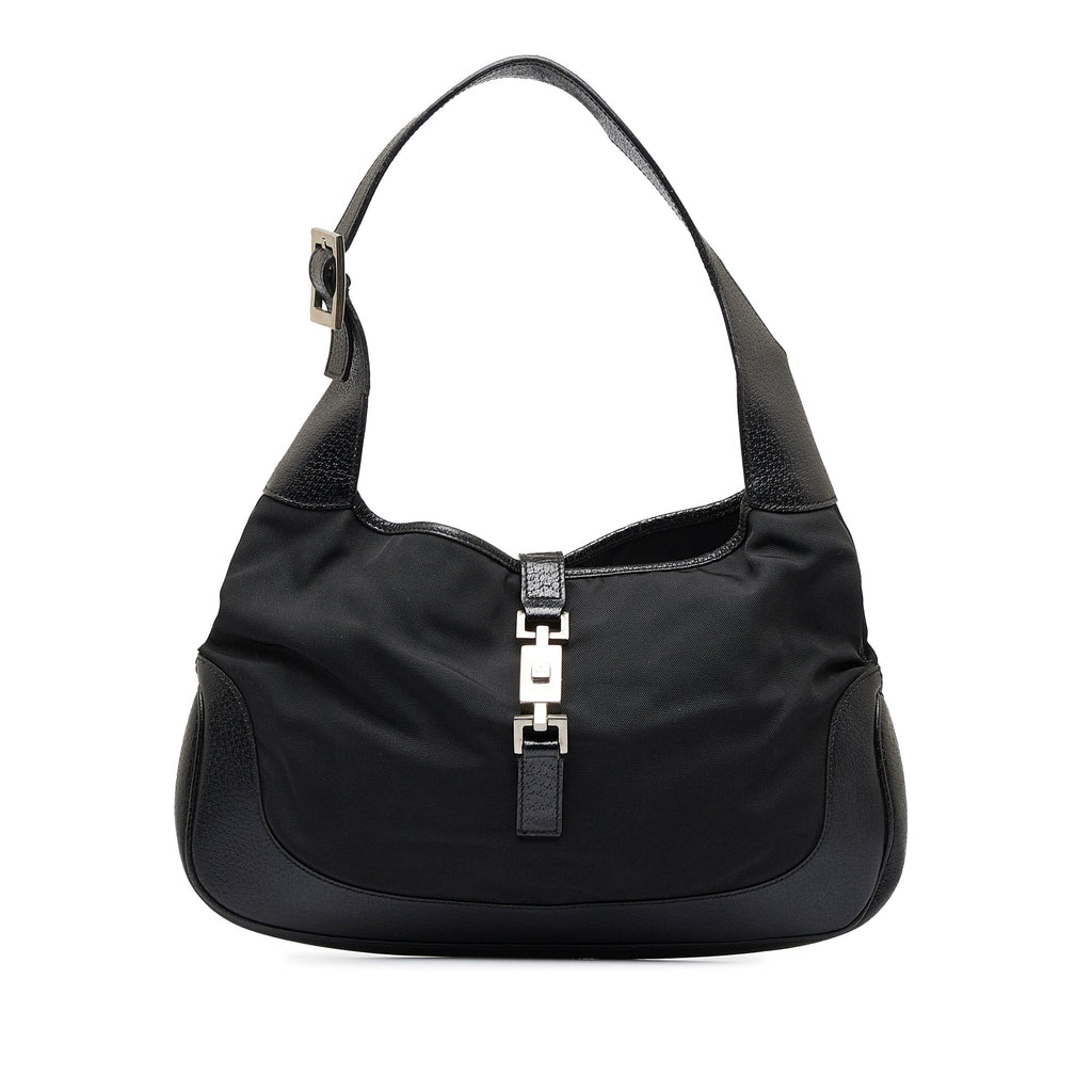 Gucci Jackie Black Canvas