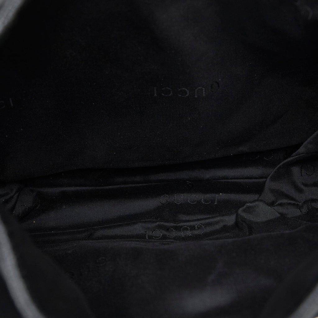 Gucci Jackie Black Canvas