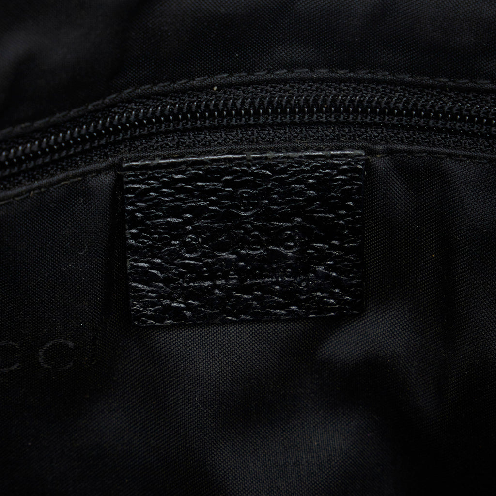 Gucci Jackie Black Canvas