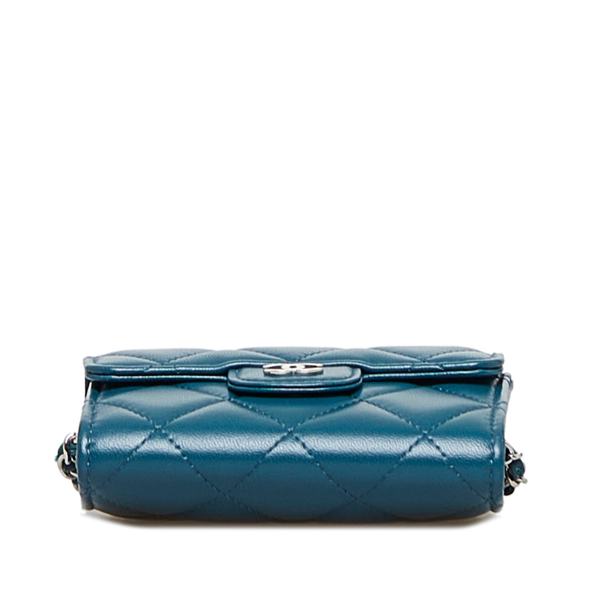 CHANEL Classic Compact Wallet On Chain Crossbody Bag