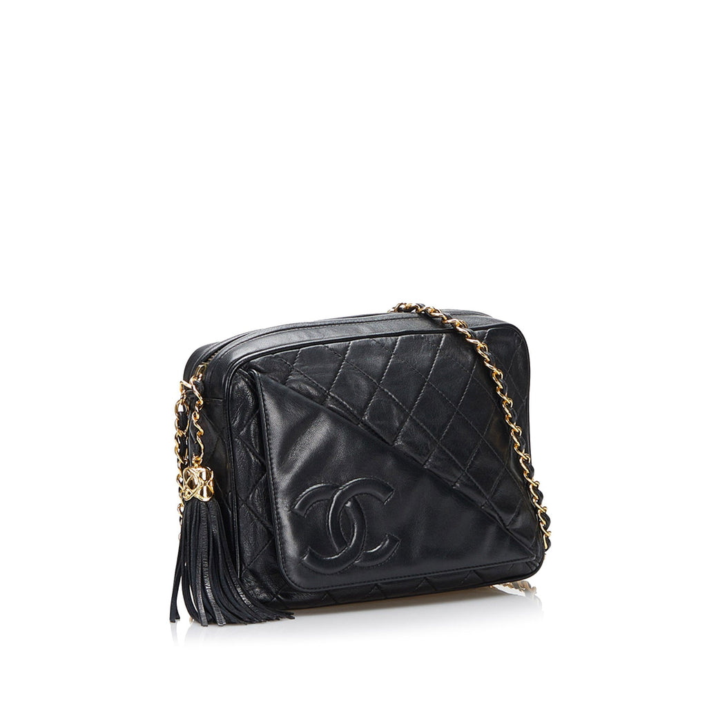 Chanel CC Quilted Tassel Crossbody Crossbody Bag