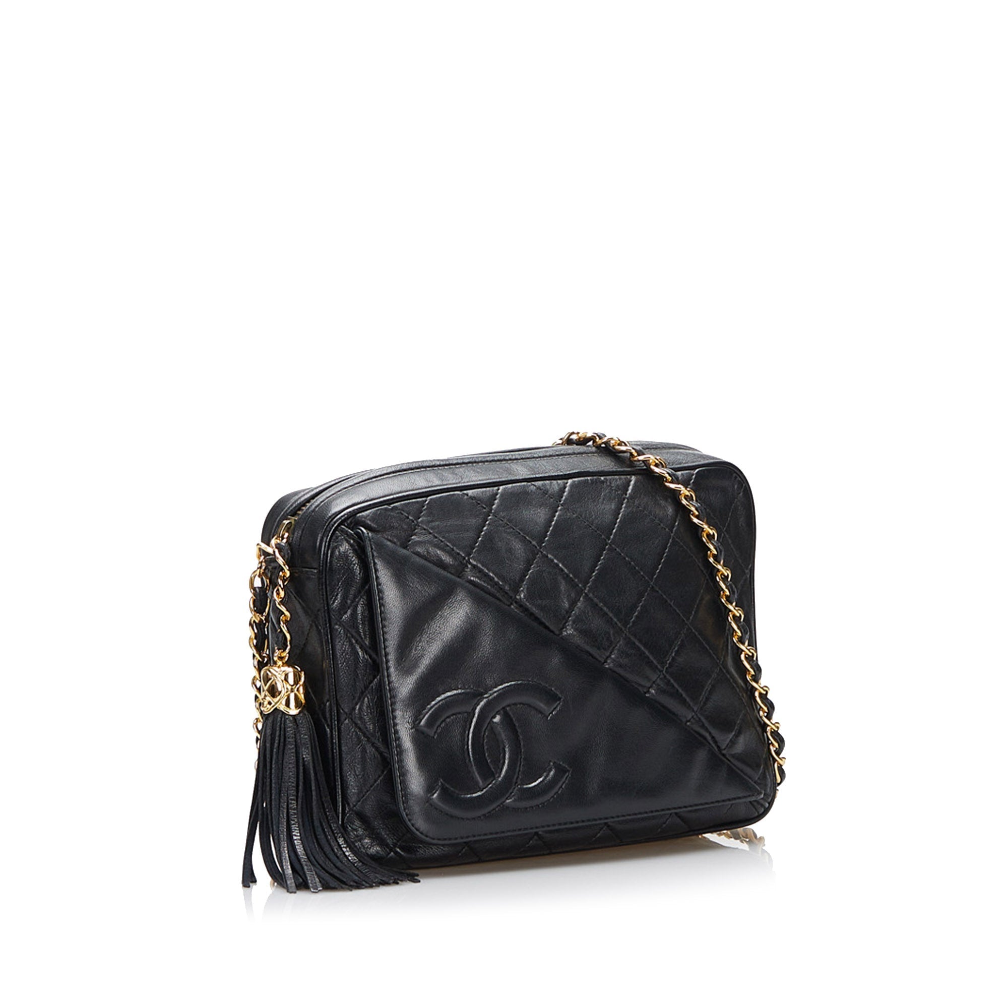 Chanel CC Quilted Tassel Crossbody Crossbody Bag