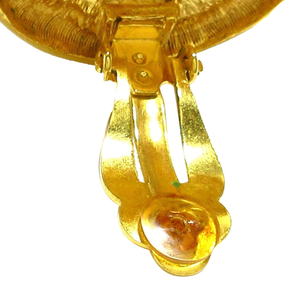 CHANEL CC Clip-on Earrings Costume Earrings