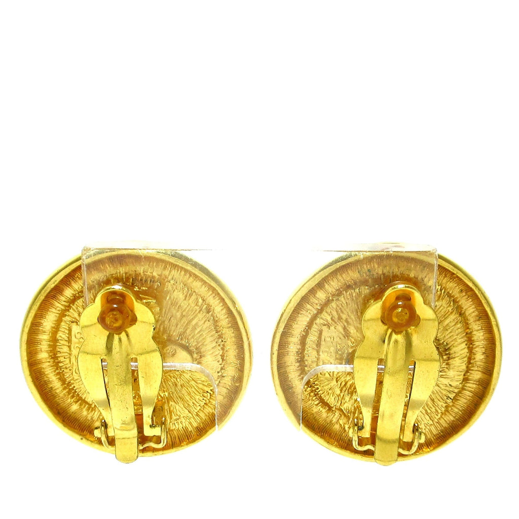 CHANEL CC Clip-on Earrings Costume Earrings