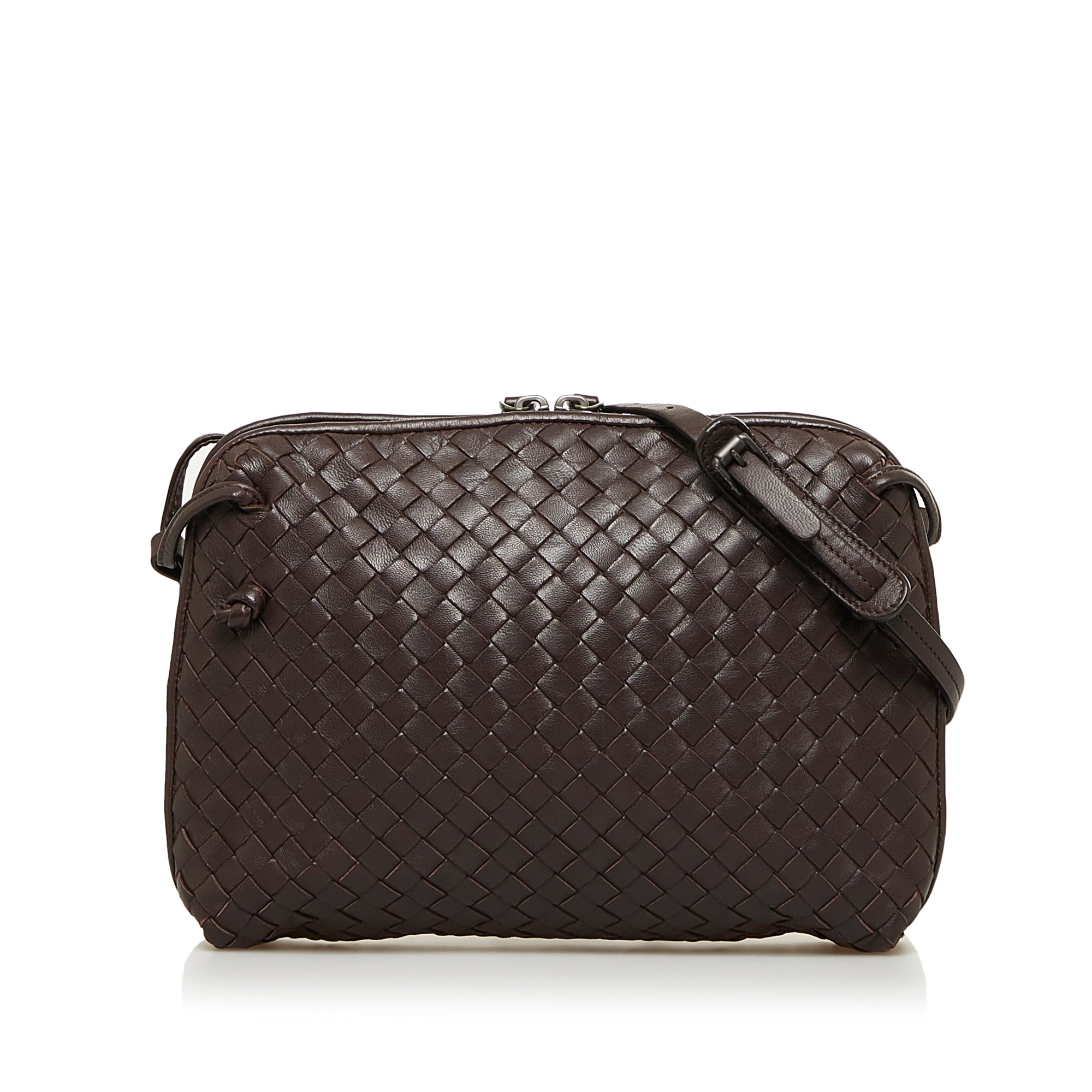 Bottega Veneta Nodini Brown Intrecciato