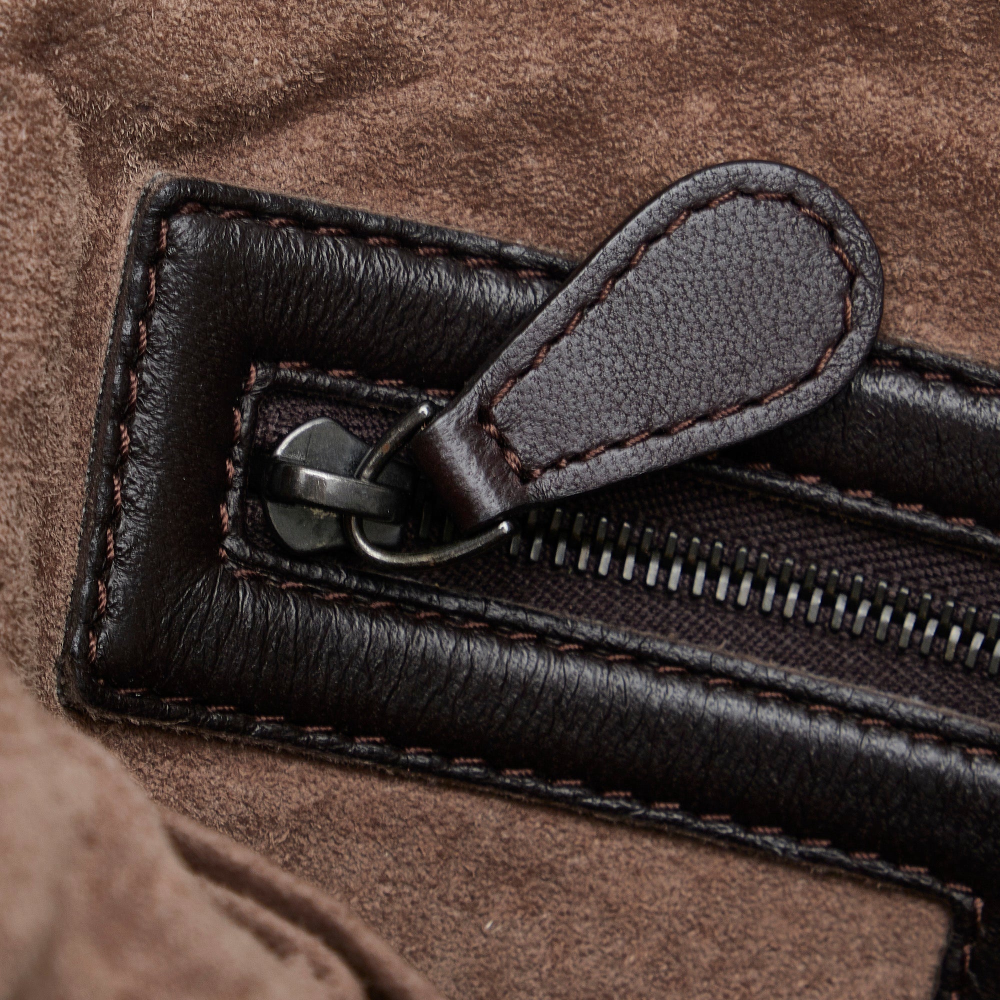 Bottega Veneta Nodini Brown Intrecciato