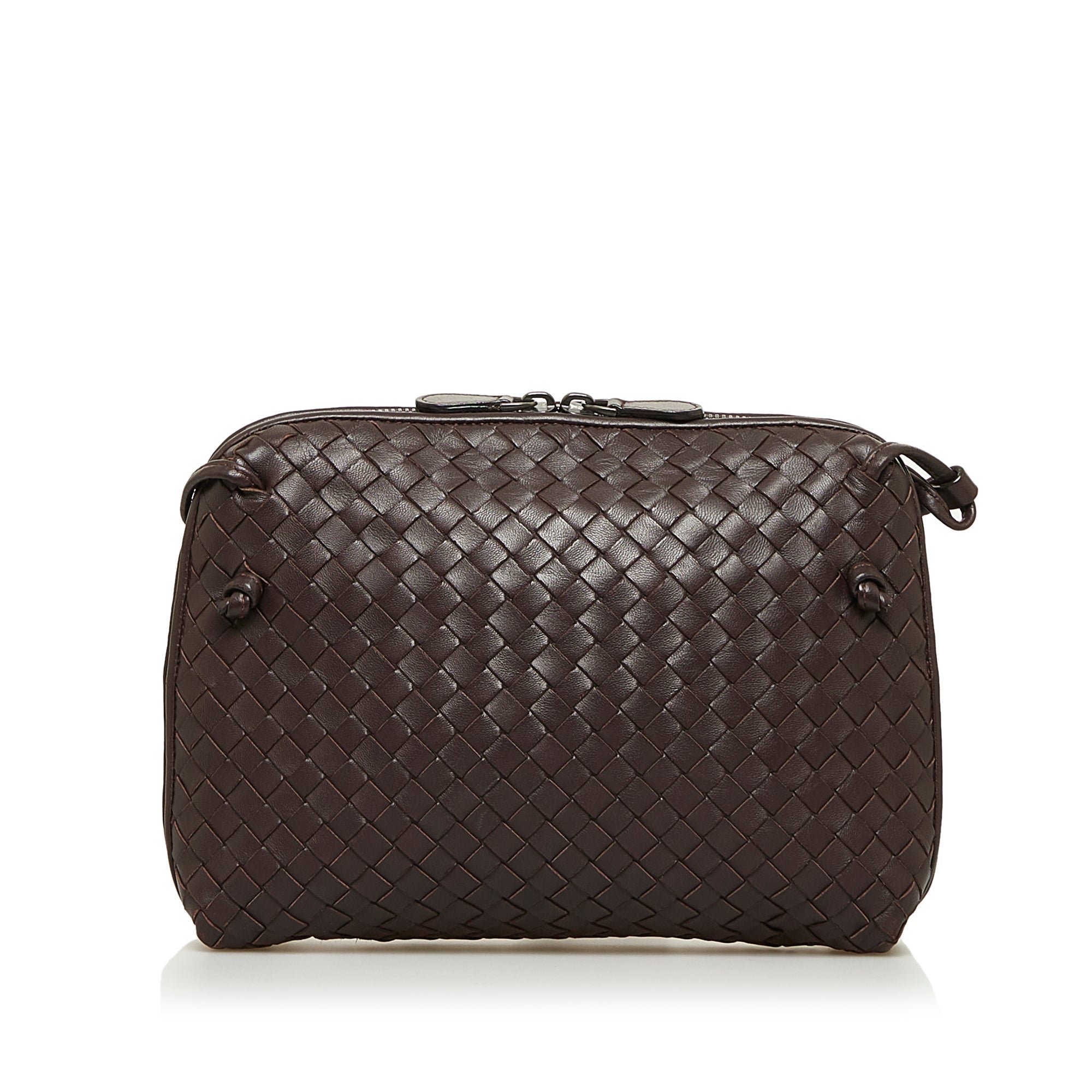 Bottega Veneta Nodini Brown Intrecciato