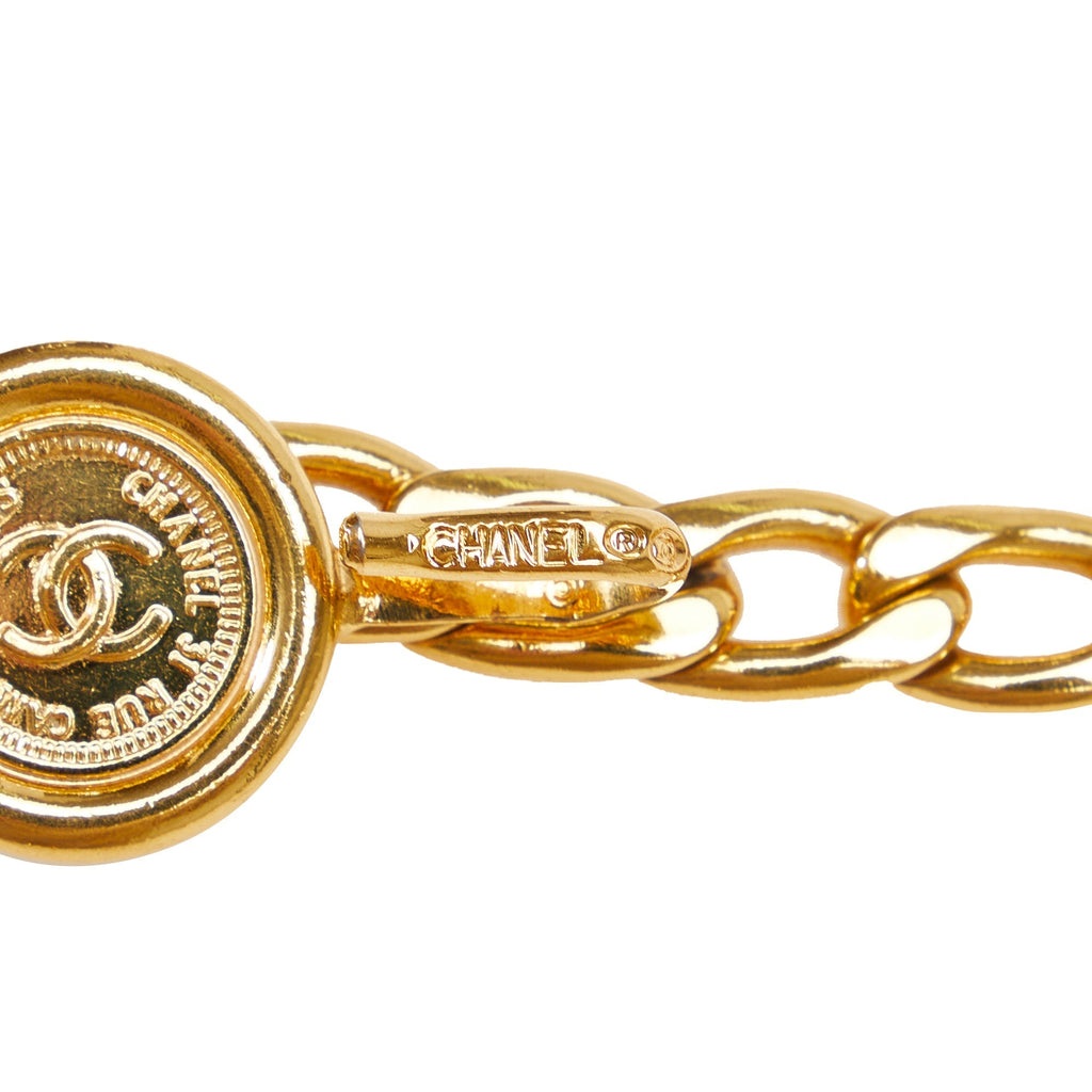 CHANEL CC Medallion Chain-Link Belt