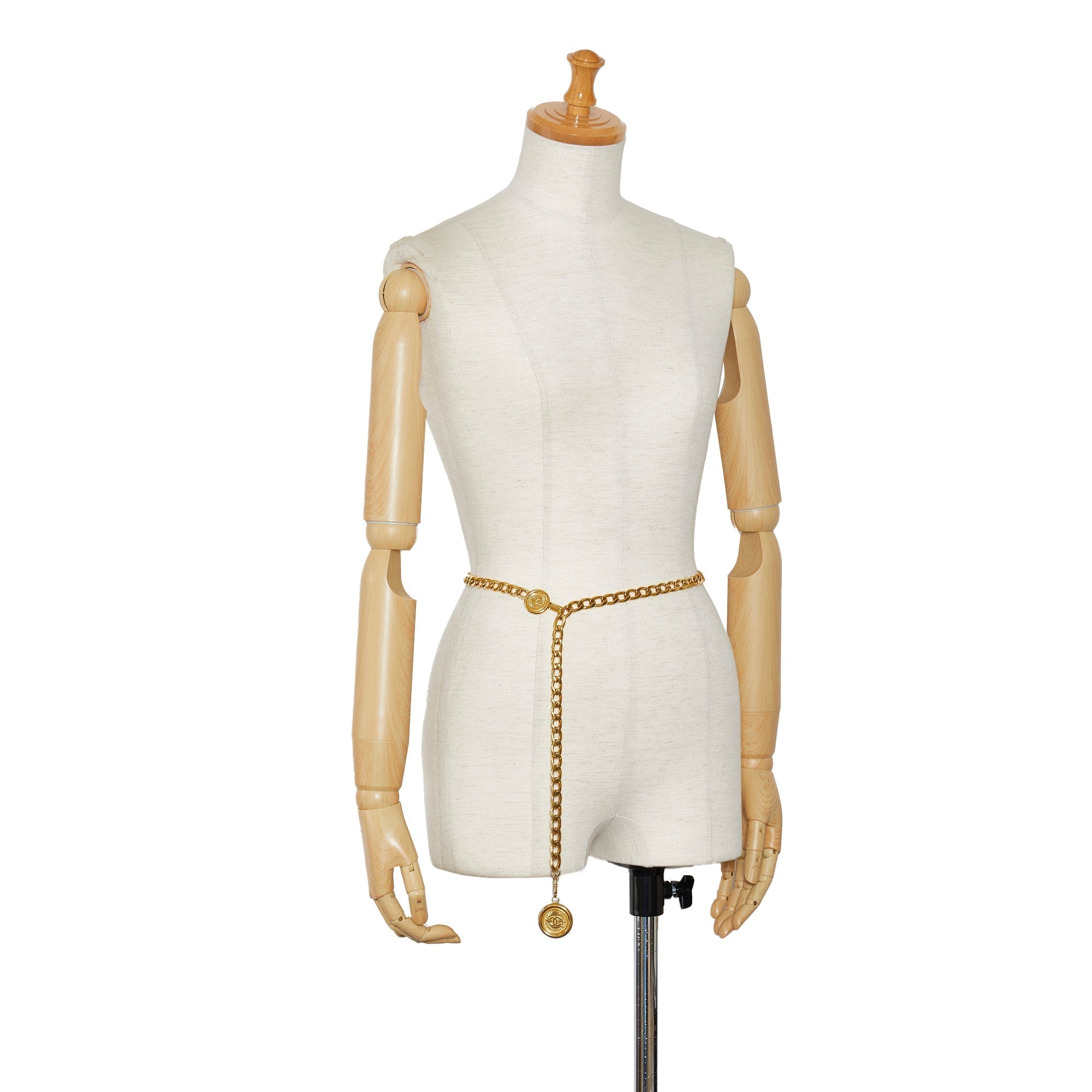 CHANEL CC Medallion Chain-Link Belt