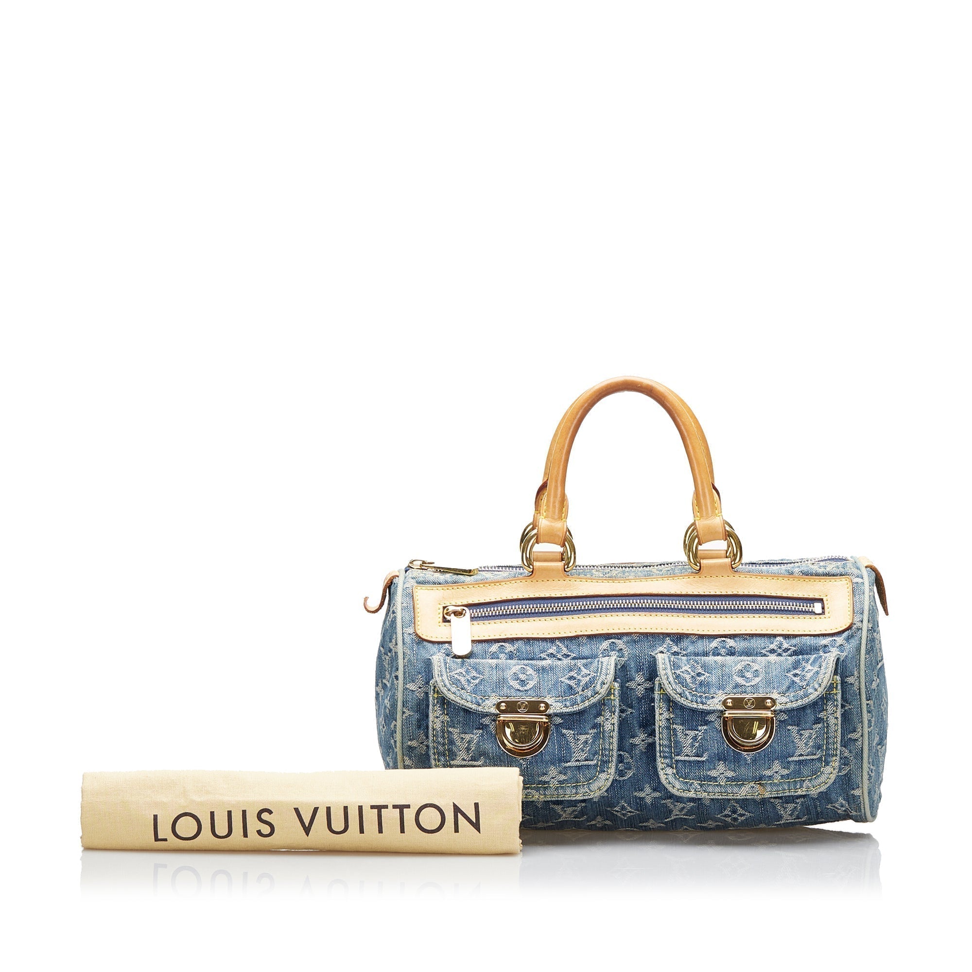 Louis Vuitton Monogram Denim Neo Speedy Handbag
