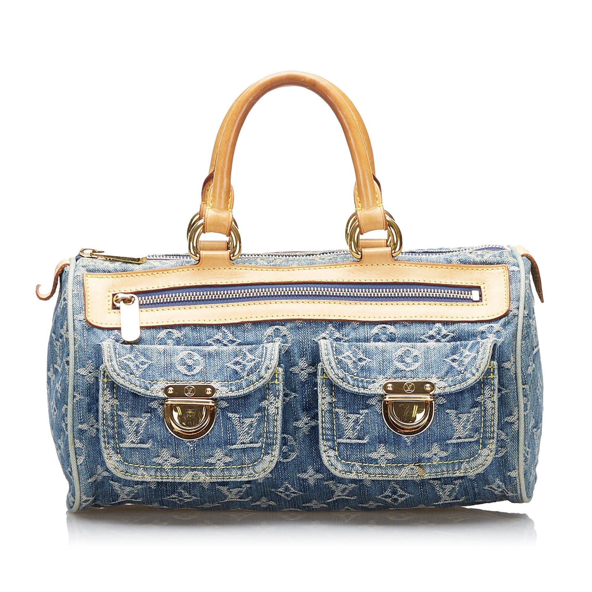 Louis Vuitton Monogram Denim Neo Speedy Handbag