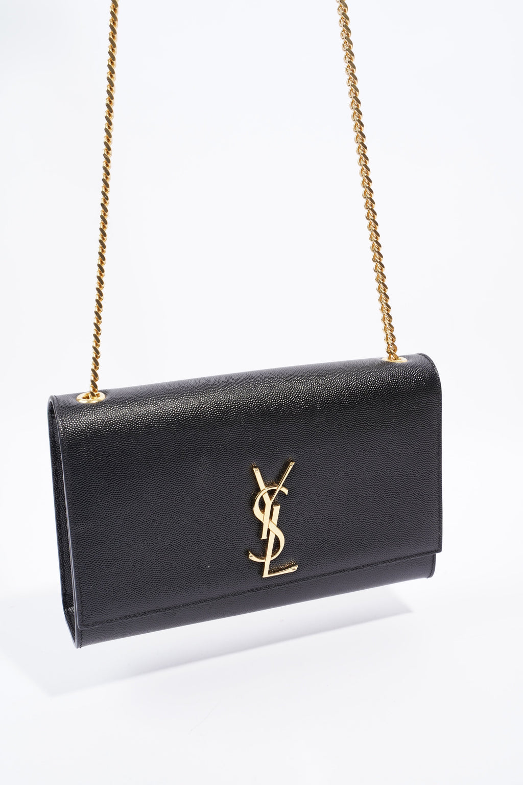 Saint Laurent Kate Black Leather Small