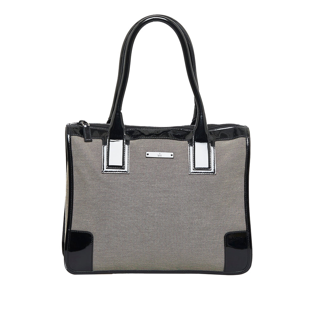 Gucci Handbag Grey Canvas