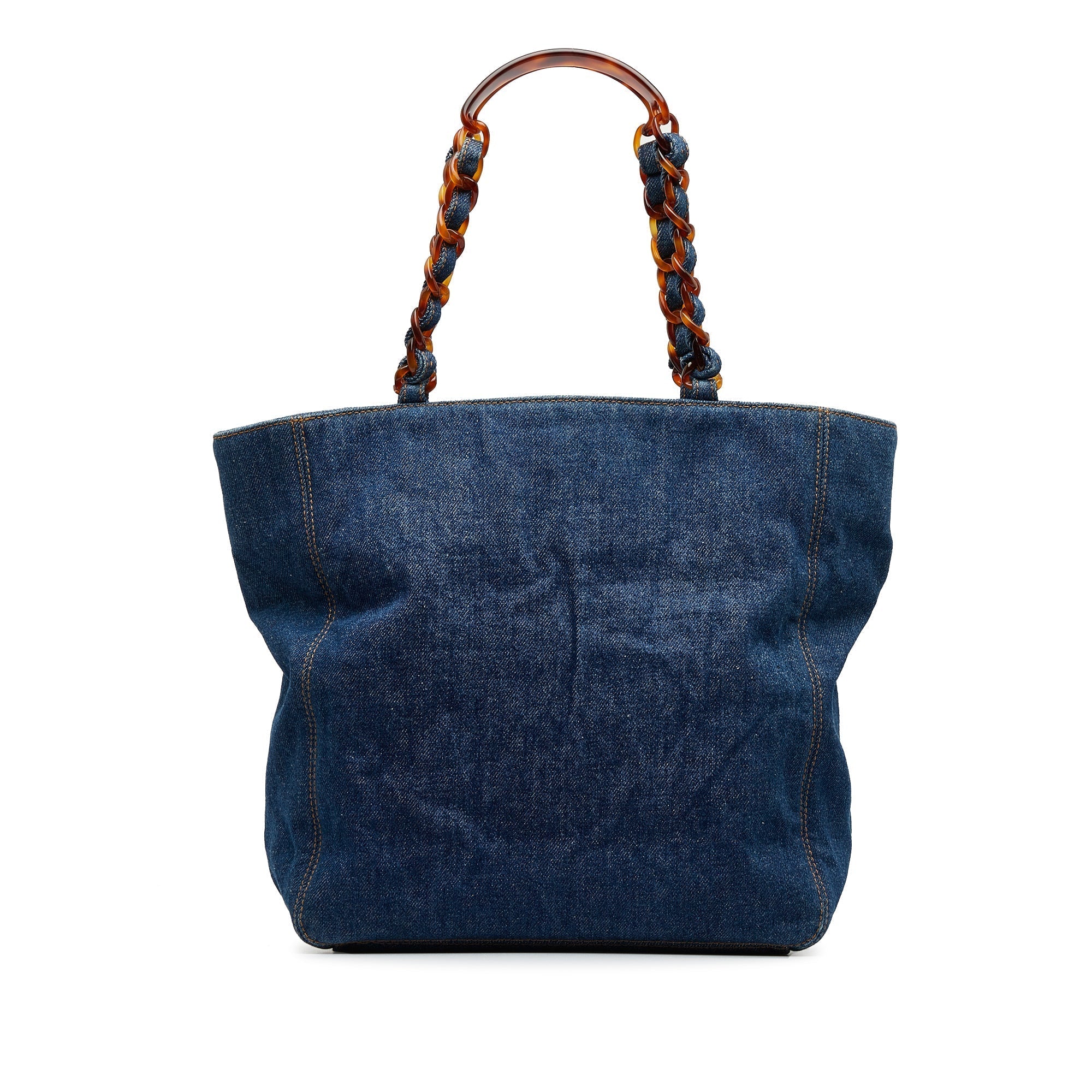 CHANEL CC Denim Tote Bag