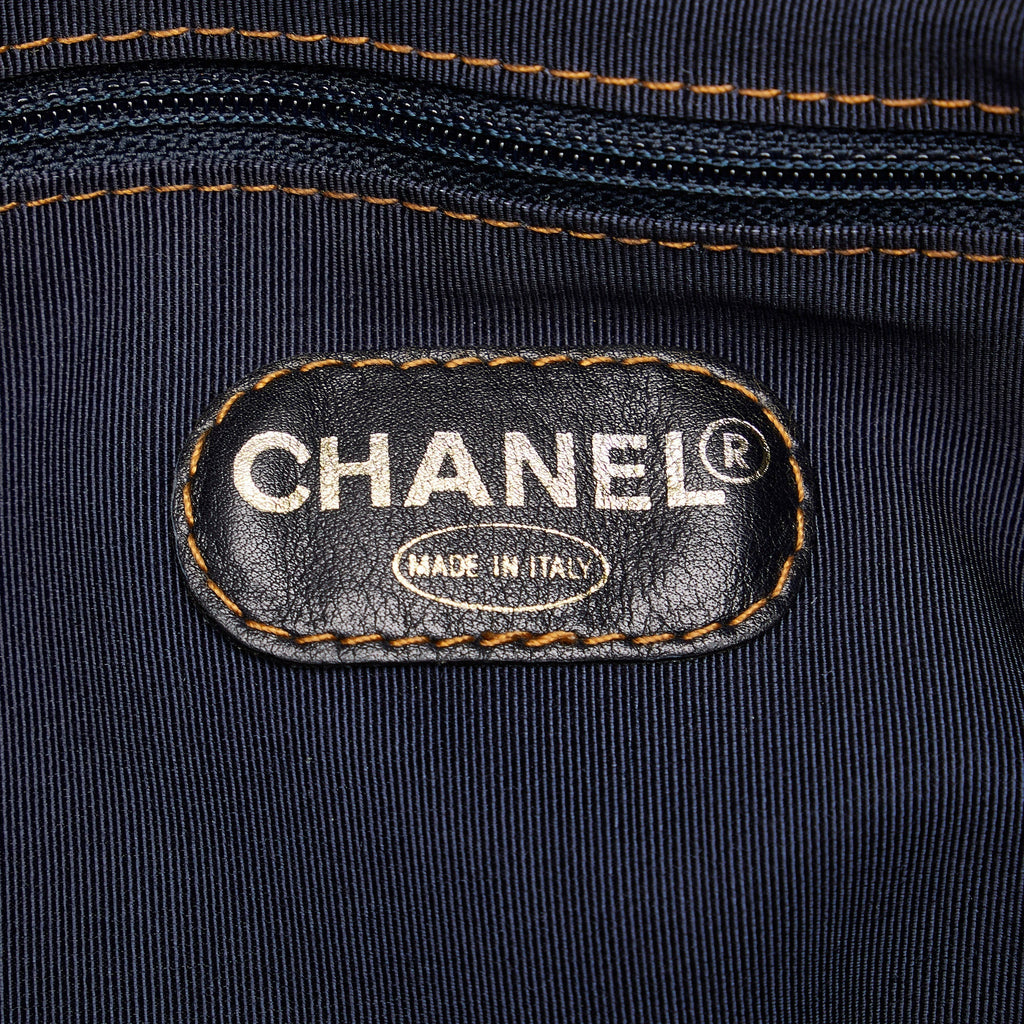 CHANEL CC Denim Tote Bag
