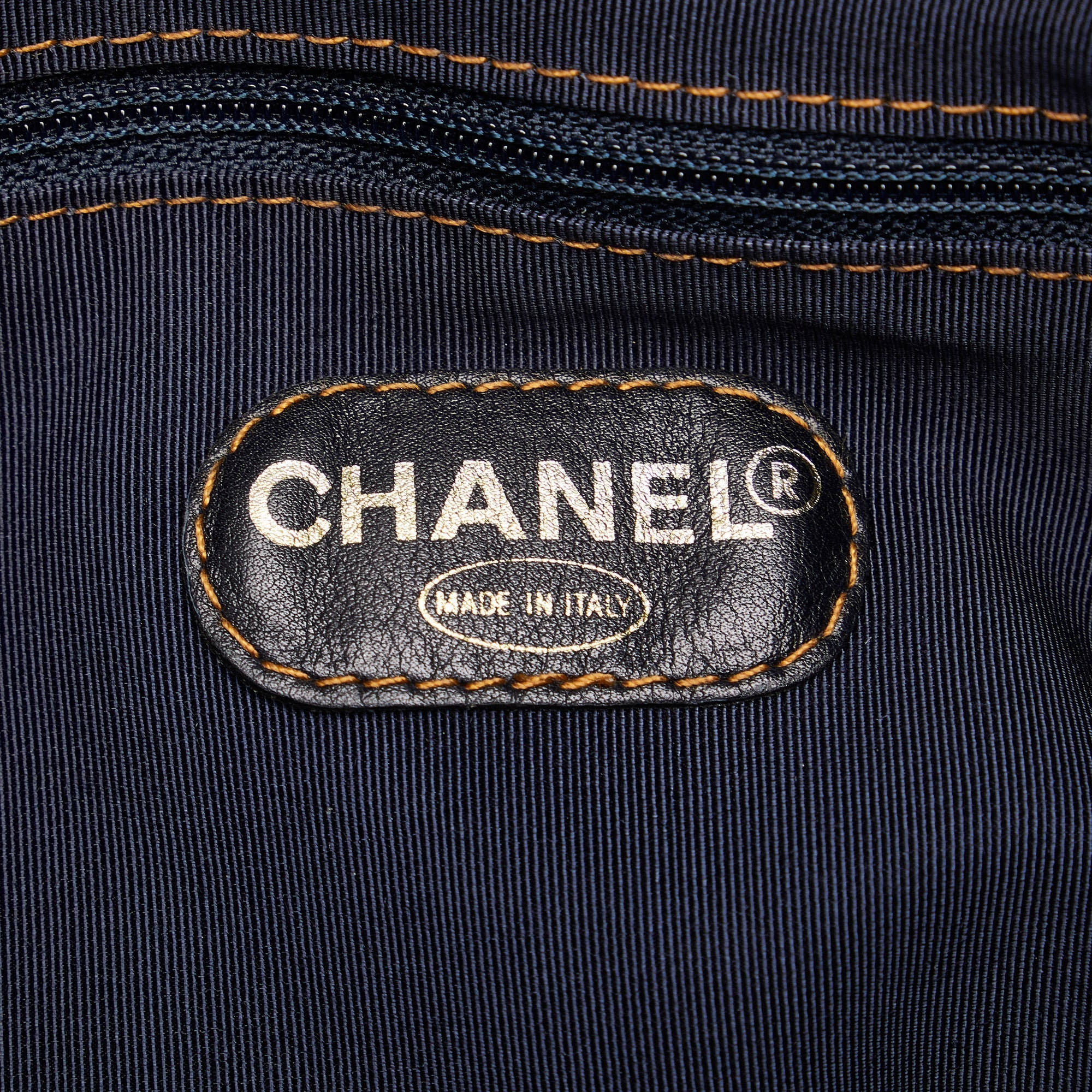 CHANEL CC Denim Tote Bag