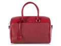 Saint Laurent Red Studded Classic 6 Hour Duffel