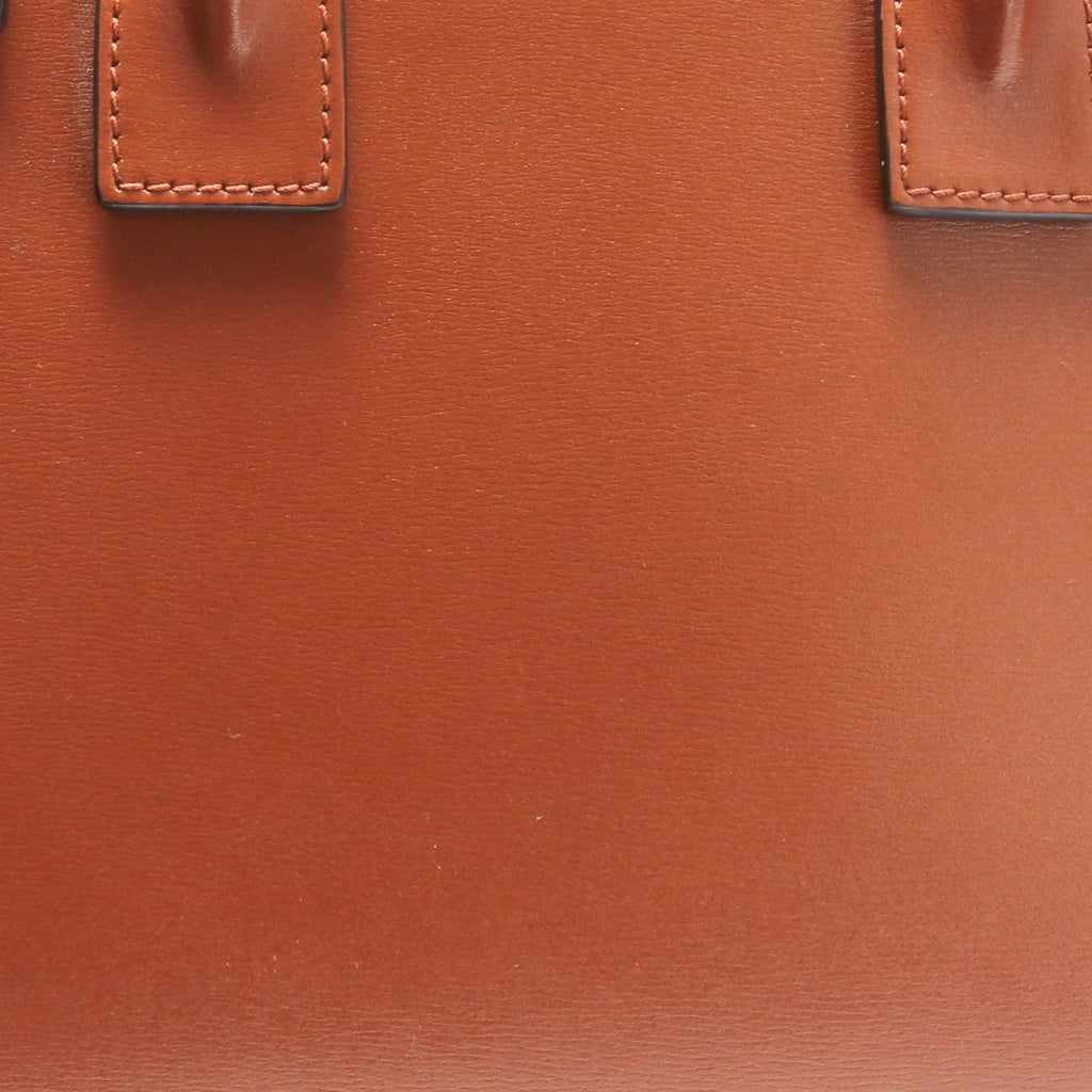 SAINT LAURENT Baby Sac de Jour- Dark Brown 'Brick'