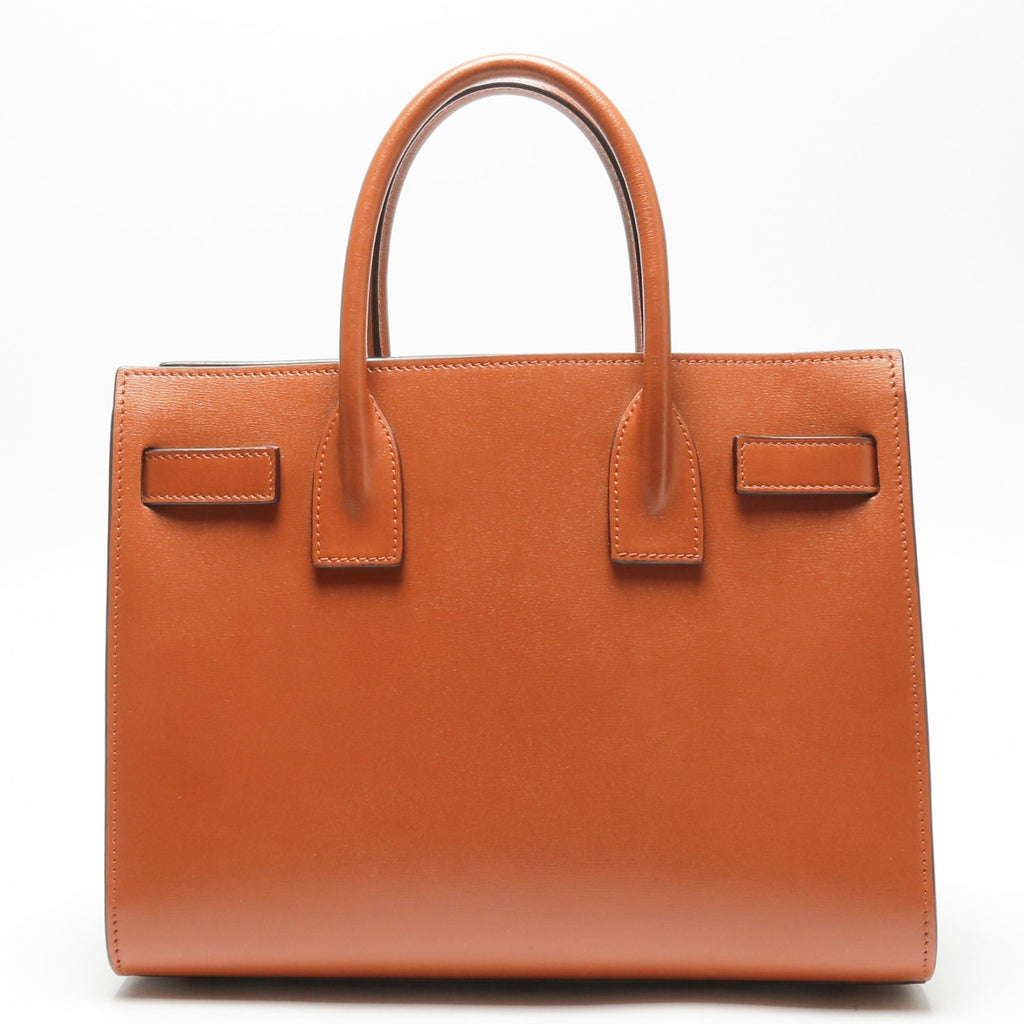 SAINT LAURENT Baby Sac de Jour- Dark Brown 'Brick'