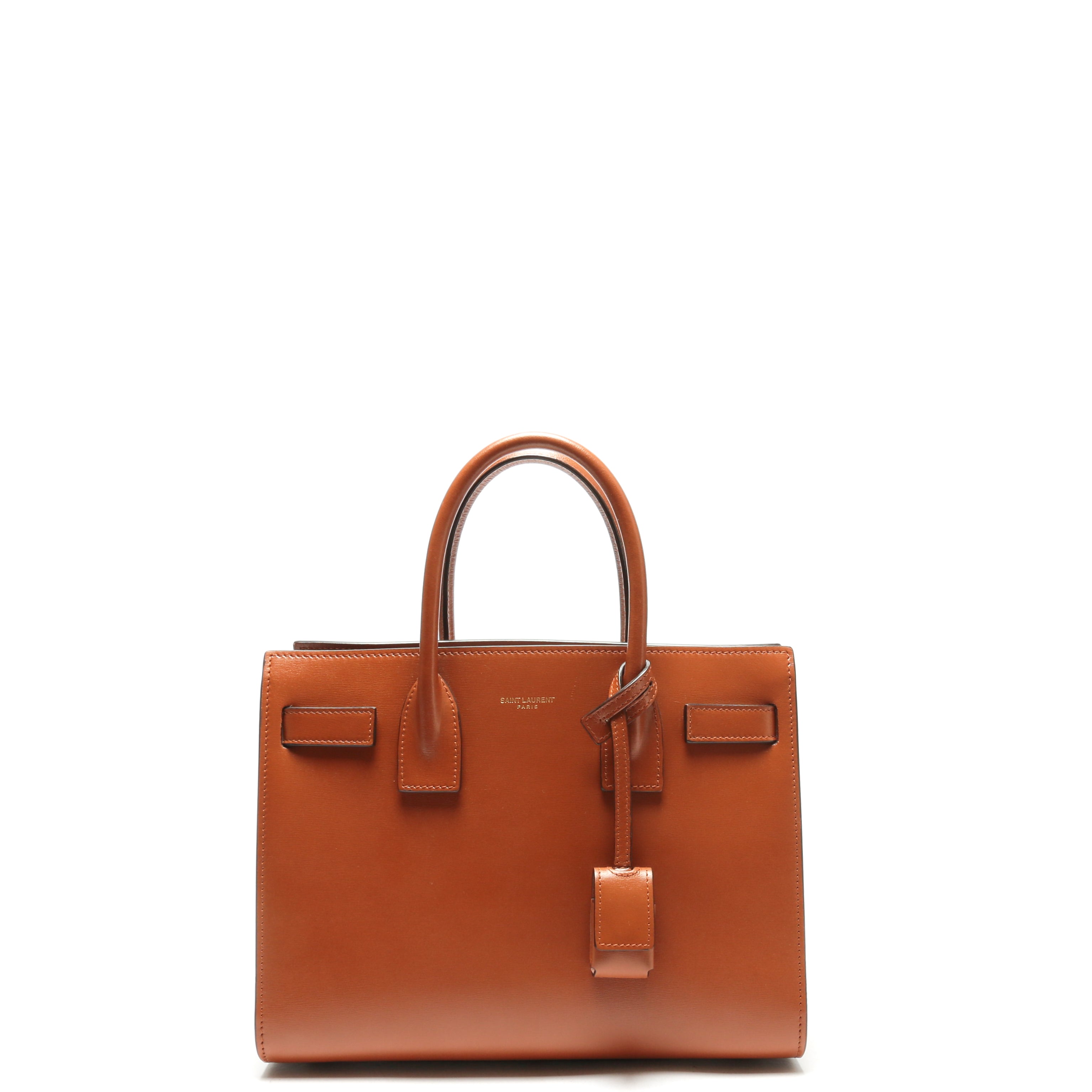 SAINT LAURENT Baby Sac de Jour- Dark Brown 'Brick'