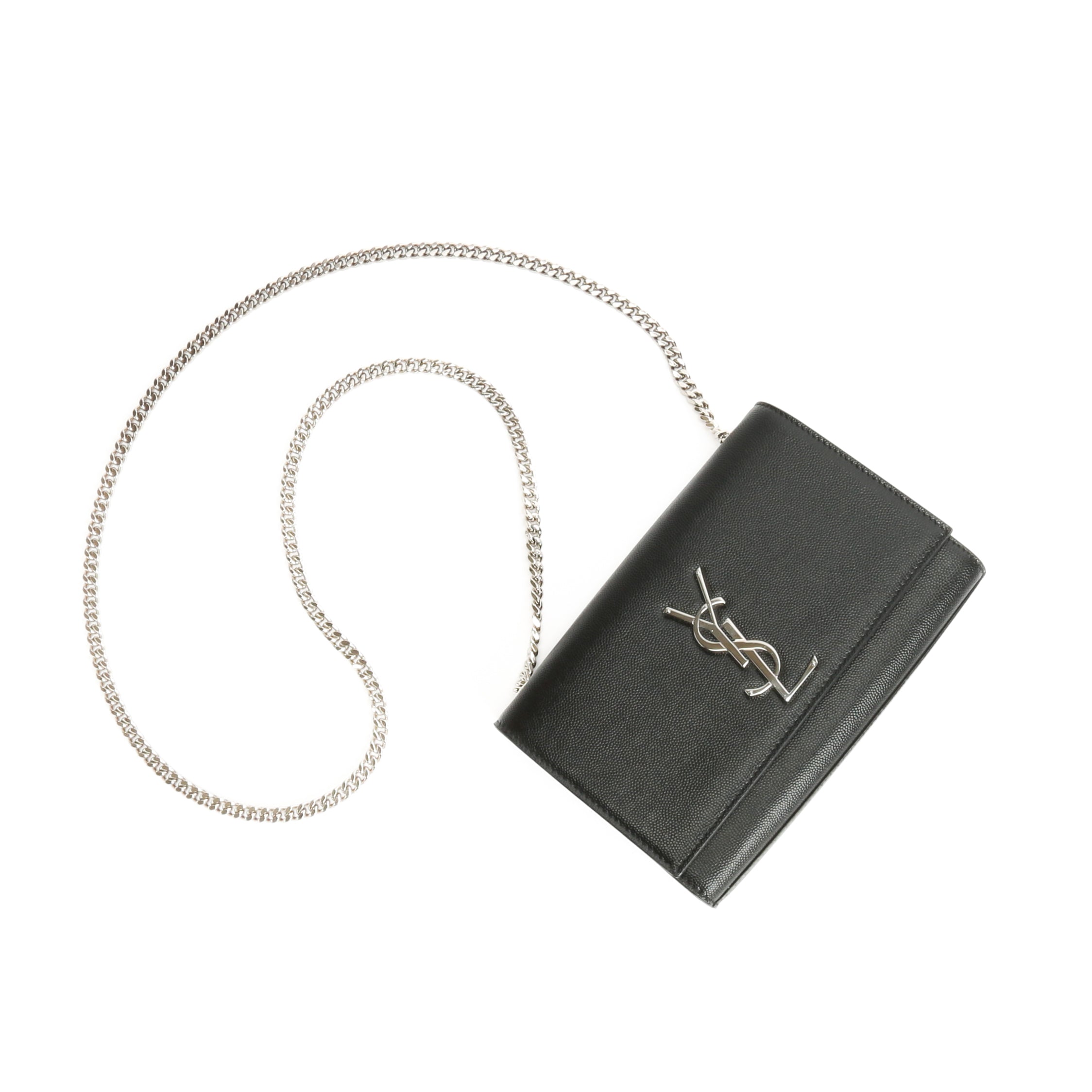 SAINT LAURENT Kate Small Black