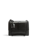 SAINT LAURENT Sunset Medium Black Croc