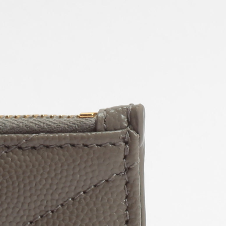 SAINT LAURENT Card Holder/Coin Purse- Grey