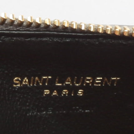 SAINT LAURENT Card Holder/Coin Purse- Grey