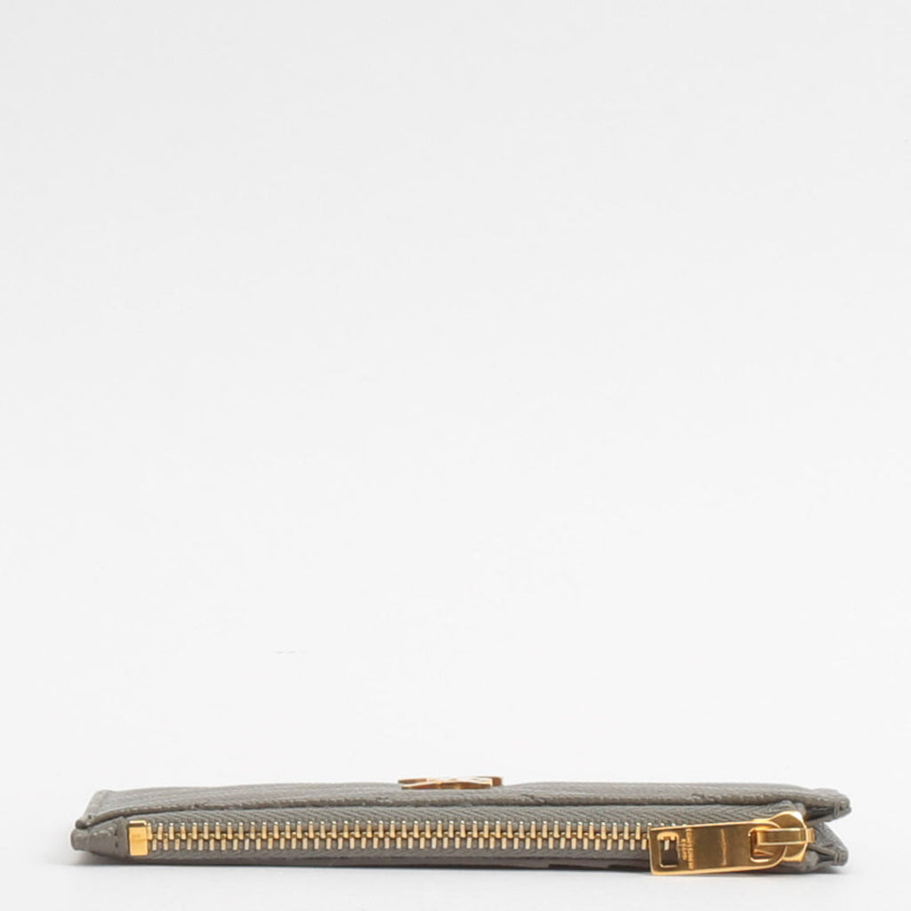 SAINT LAURENT Card Holder/Coin Purse- Grey