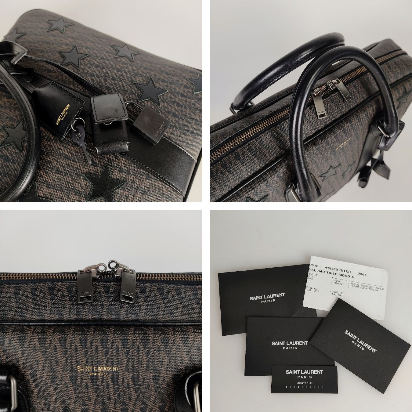 SAINT LAURENT unisex work handbag