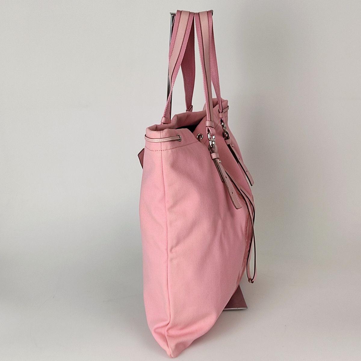 SAINT LAURENT canvas shopper bag