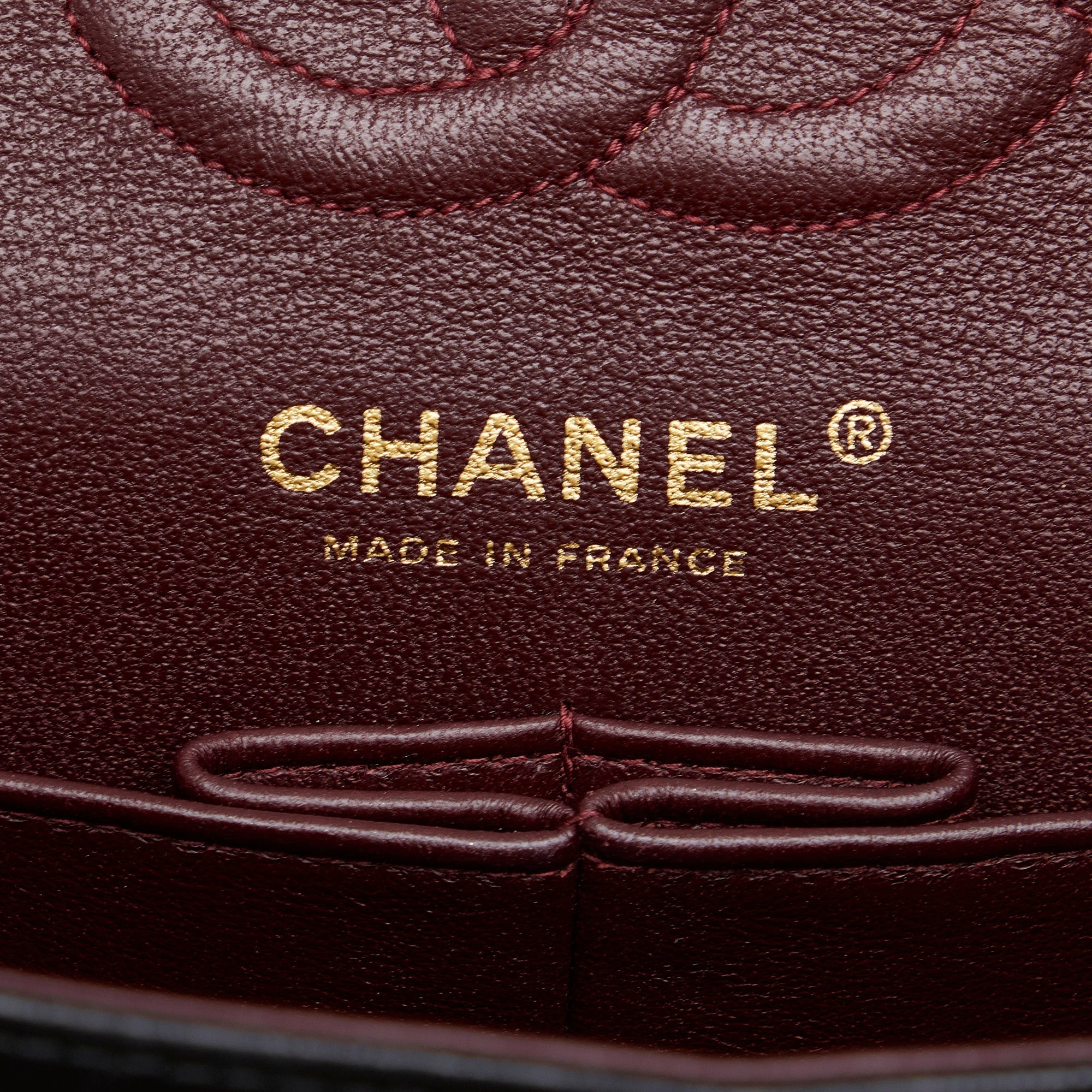 CHANEL Small Classic Lambskin Leather Double Flap Bag