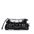 Gucci Hysteria Clutch Large Black Patent