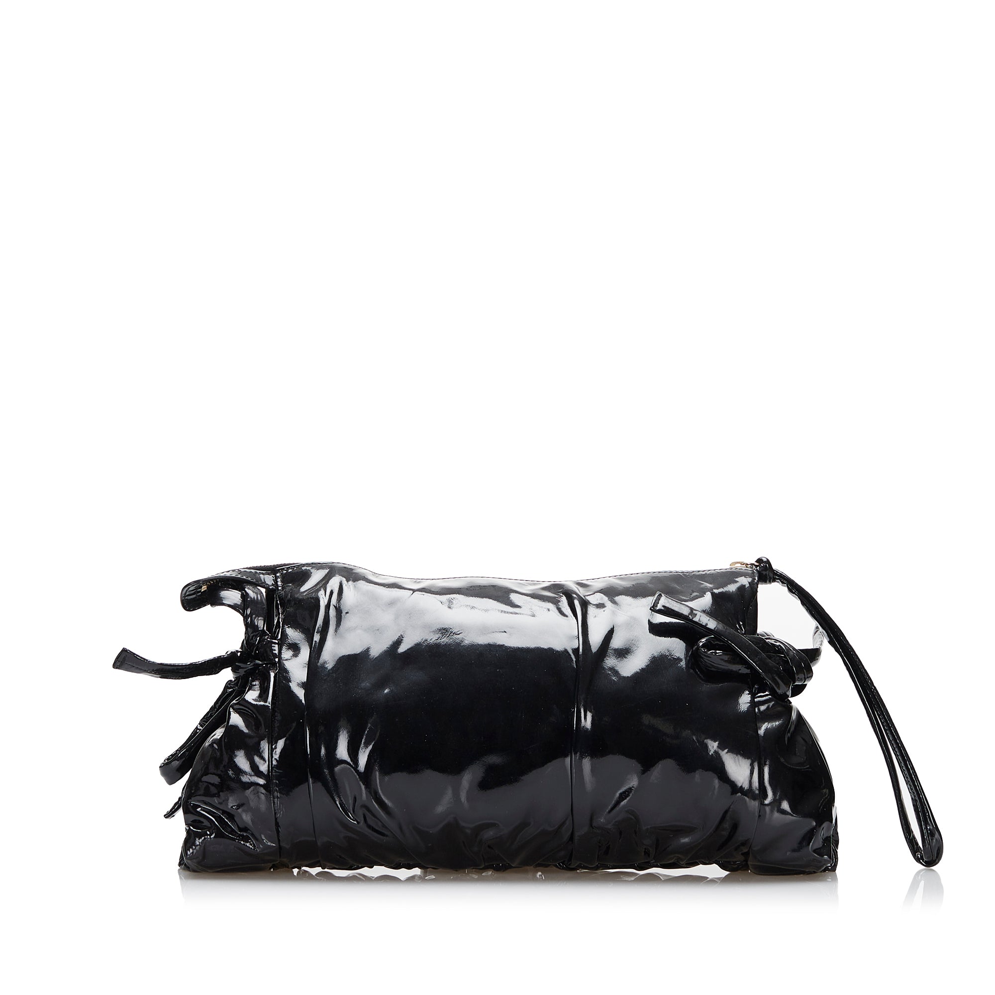 Gucci Hysteria Clutch Large Black Patent