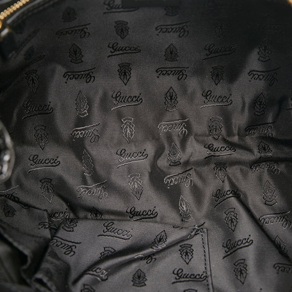 Gucci Hysteria Clutch Large Black Patent