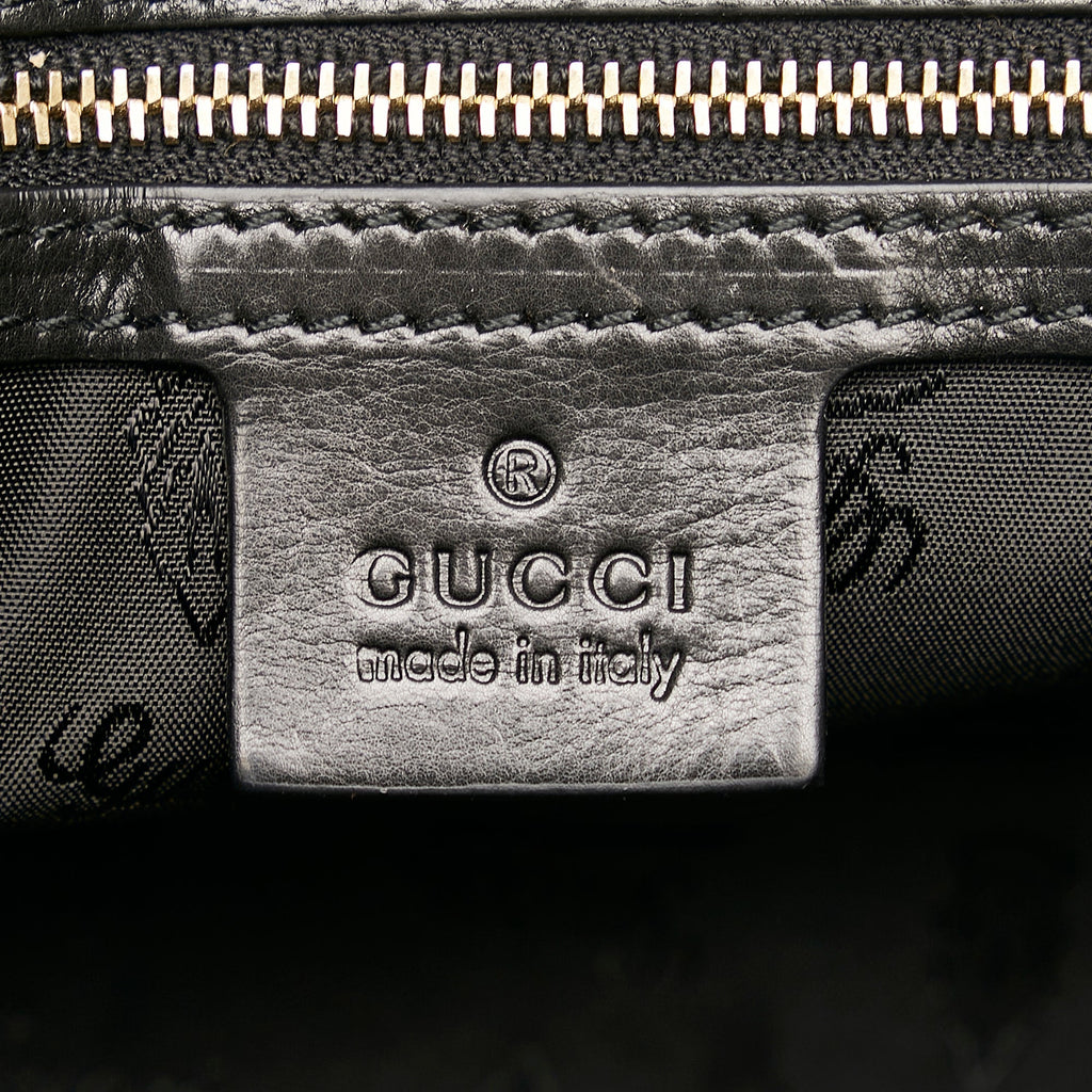 Gucci Hysteria Clutch Large Black Patent