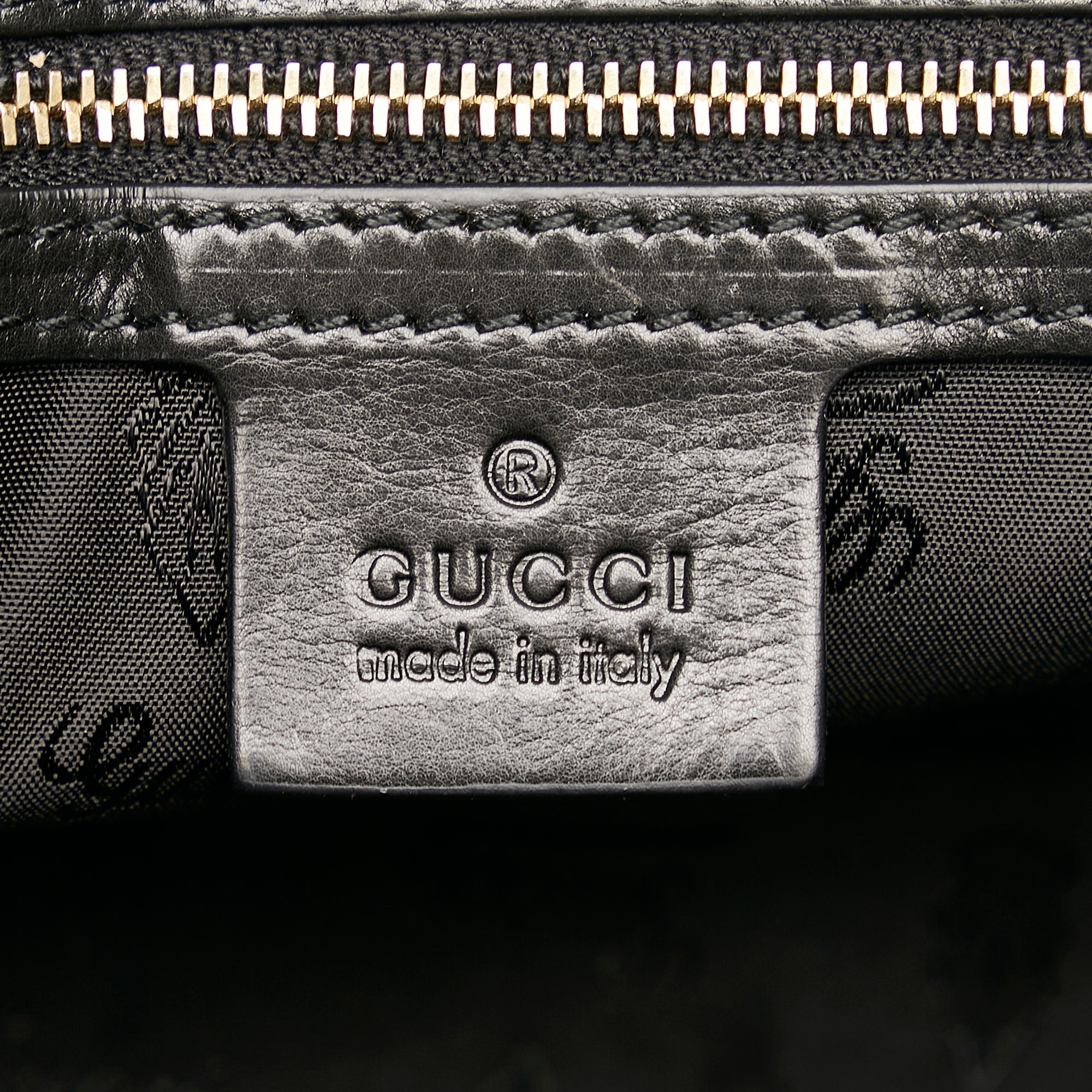Gucci Hysteria Clutch Large Black Patent