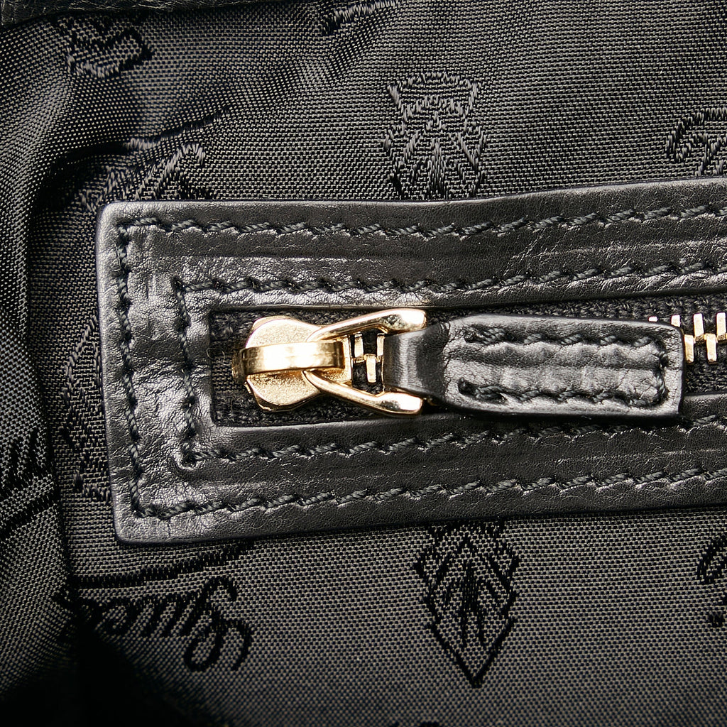 Gucci Hysteria Clutch Large Black Patent