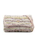CHANEL Jumbo Tweed Chesterfield Single Flap Shoulder Bag
