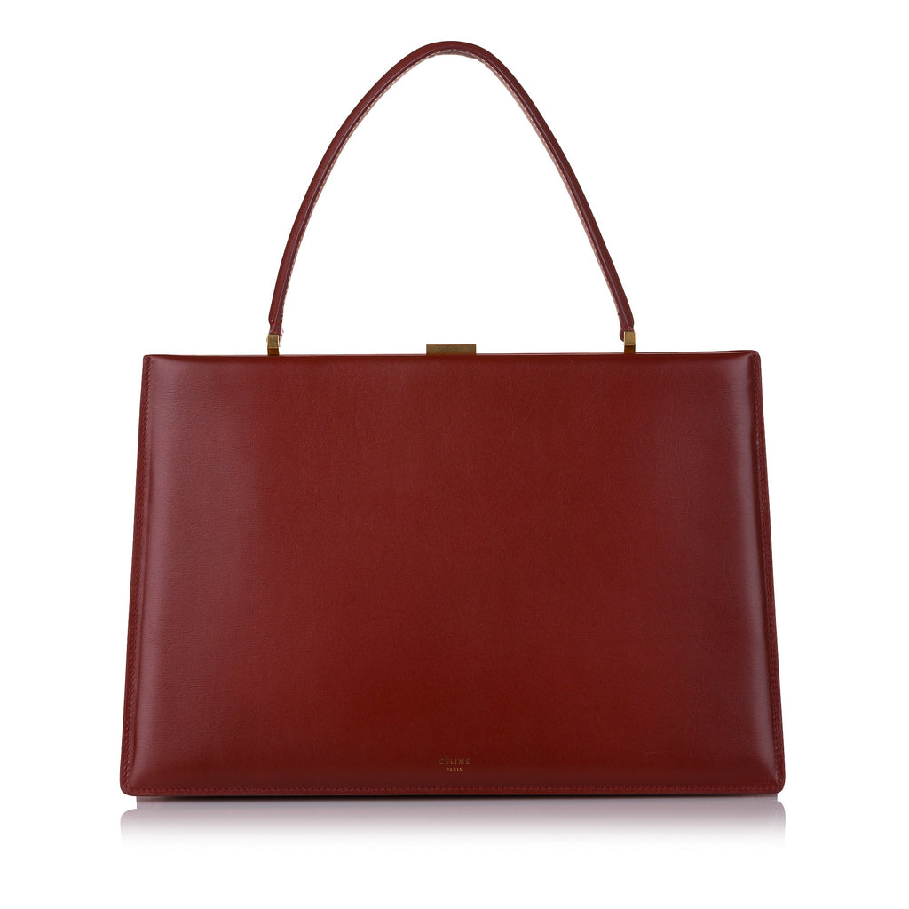 Gucci Clasp Handbag Brown