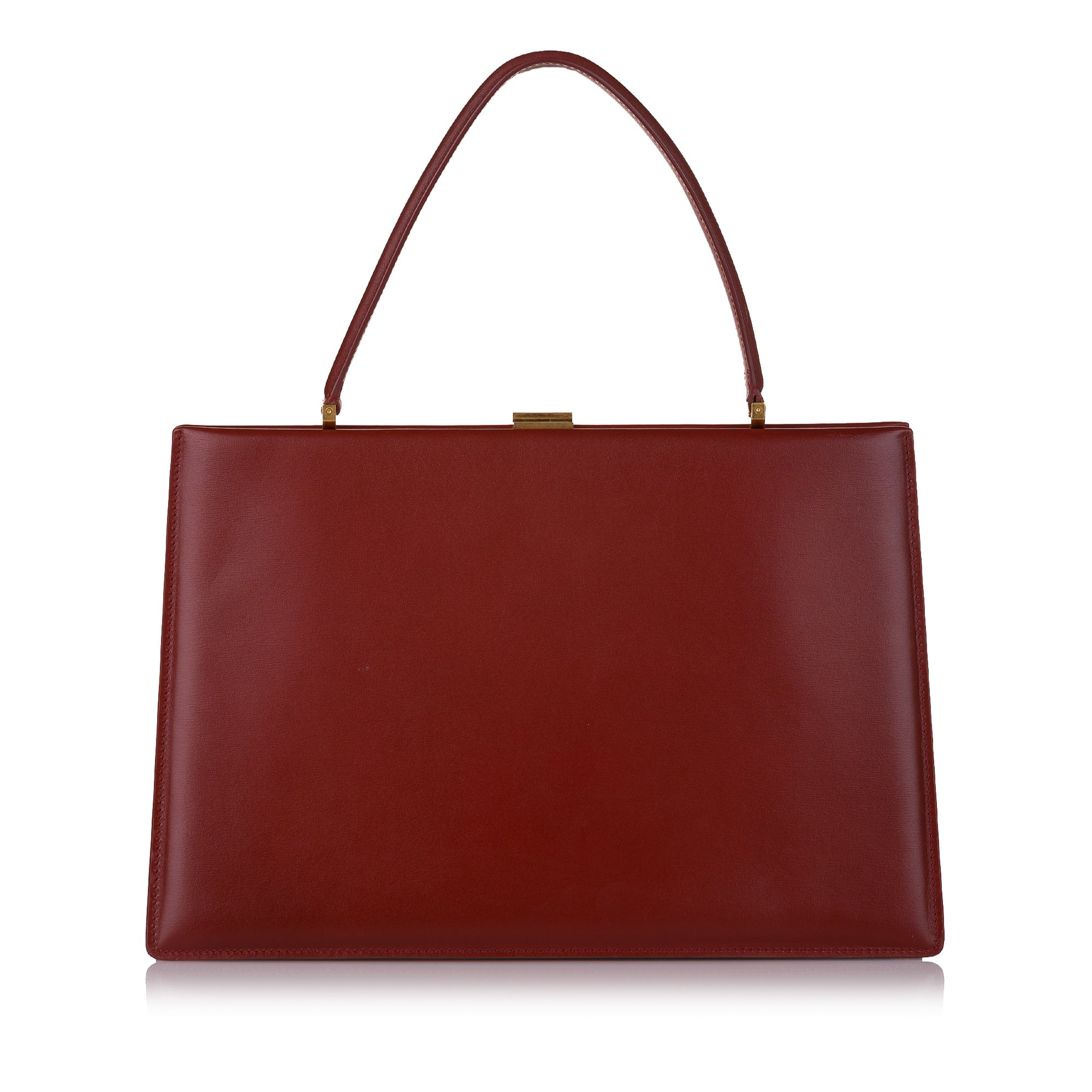 Gucci Clasp Handbag Brown