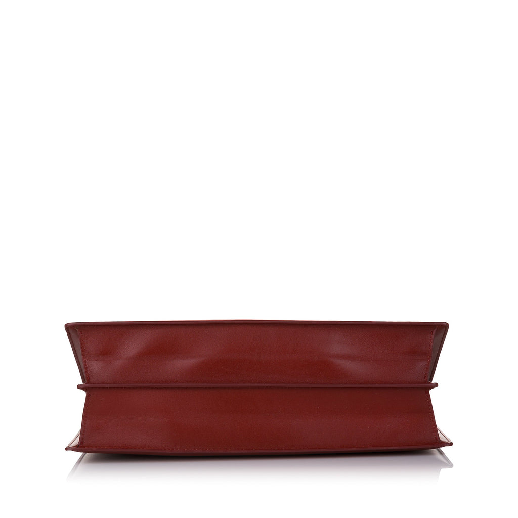 Gucci Clasp Handbag Brown