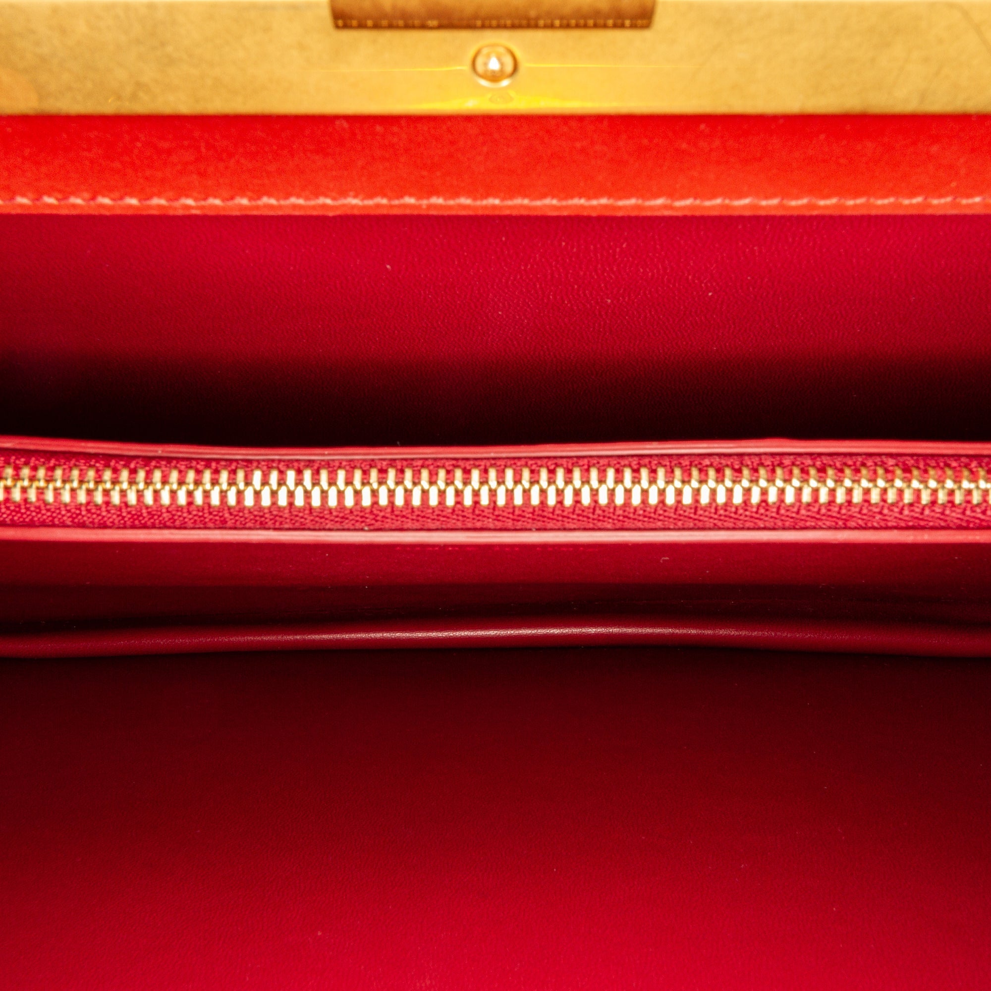 Gucci Clasp Handbag Brown