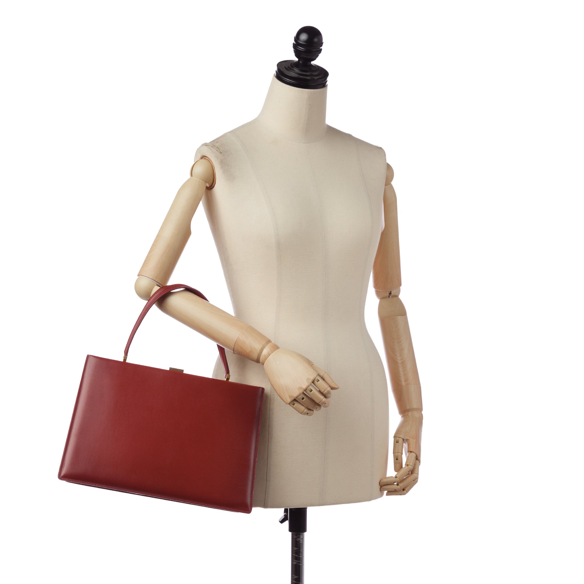 Gucci Clasp Handbag Brown