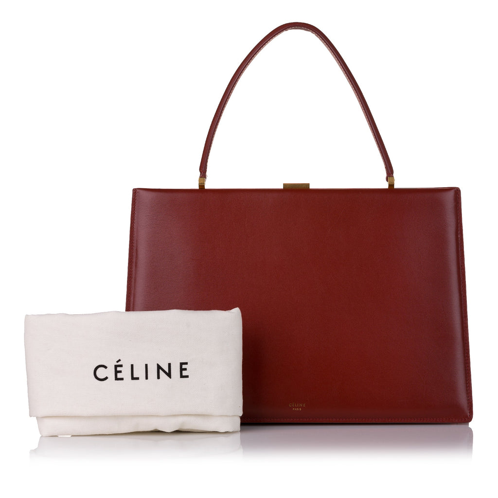 Gucci Clasp Handbag Brown