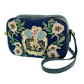 Gucci Flower Tiger Camera Bag Blue Denim Canvas