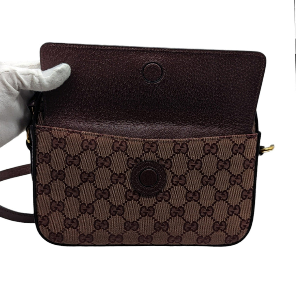 Gucci GG Supreme 1955 Horsebit Crossbody
