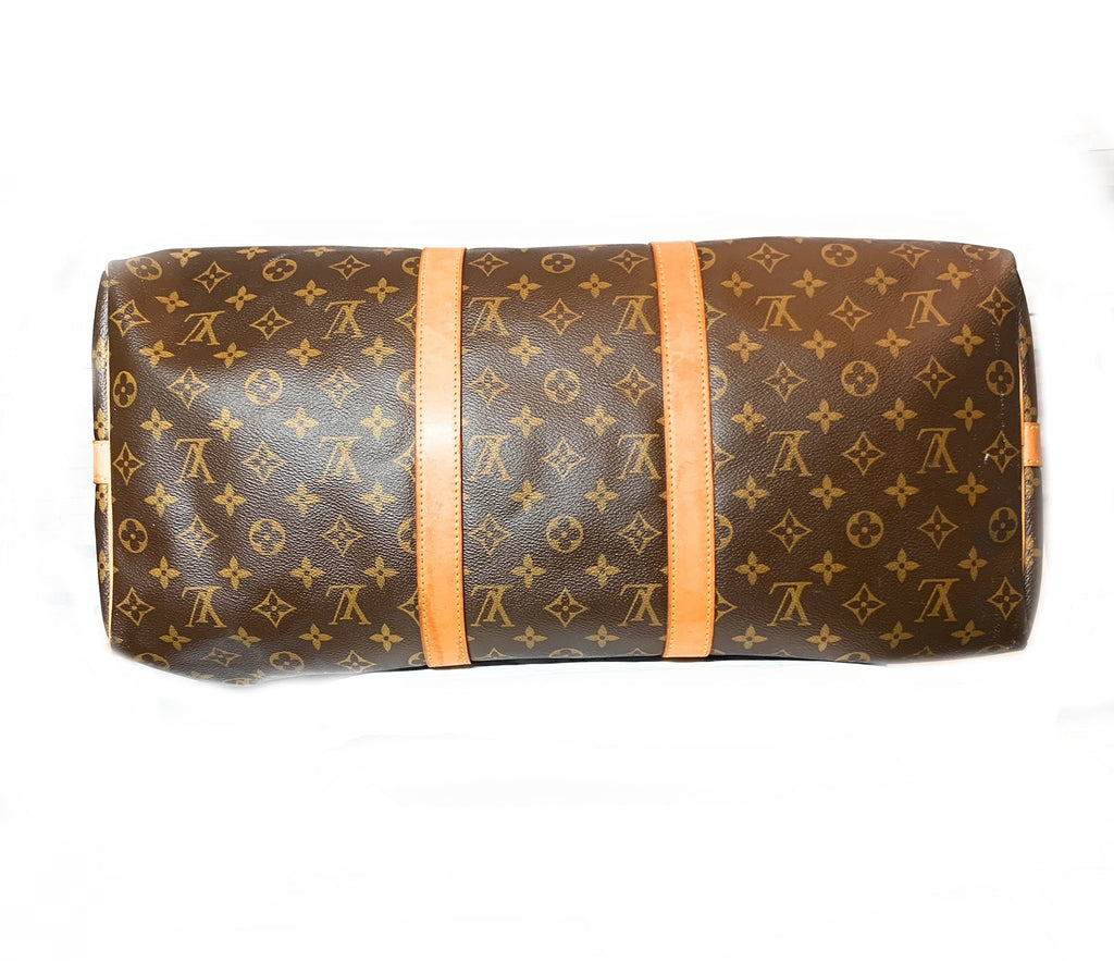Louis Vuitton Monogram Canvas Keepall Bandouliere 50 Luggage Bag