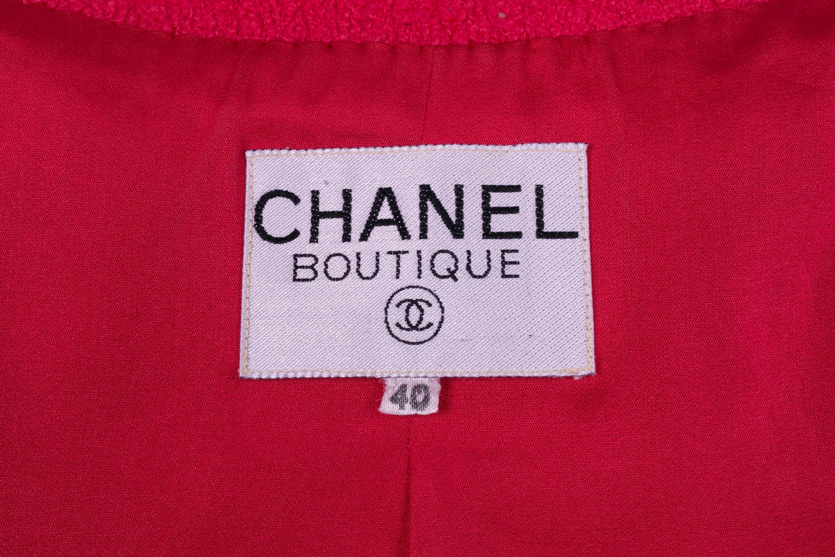 Ensemble tailleur rose Chanel